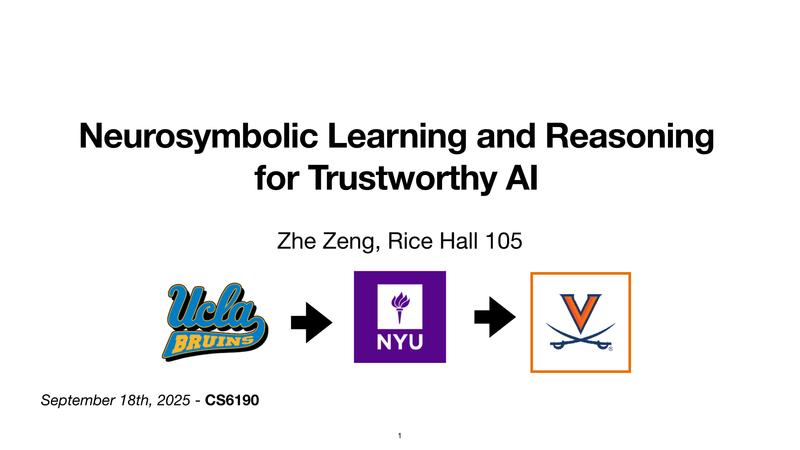 Neurosymbolic Learning and Reasoning for Trustworthy AI