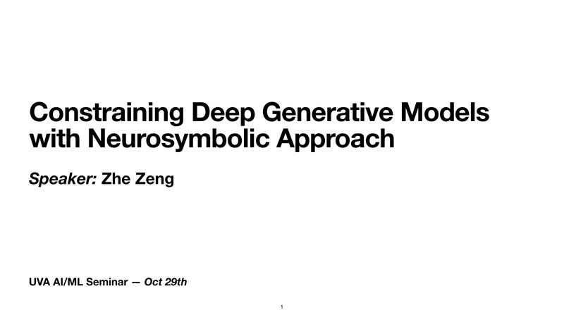 Constraining Deep Generative Models with Neurosymbolic Approach